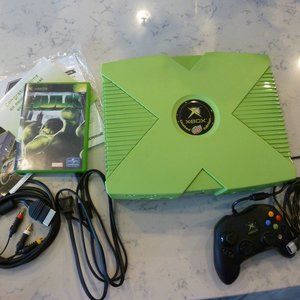 Xbox ~ Microsoft Xbox Mountain Dew Limited Edition Game Console **RARE**